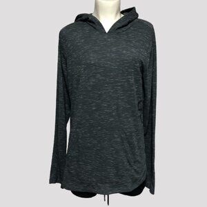 Fox Racing Heather Dark Grey Long Sleeve Pull Over Lightweight TruDri Hoodie